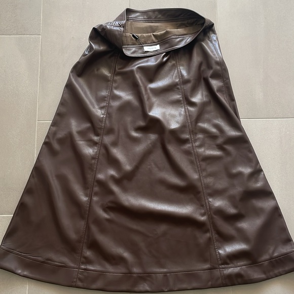 Rodebjer Forli faux leather midi skirt NWT - Picture 12 of 16